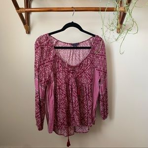 American Eagle size xs boho blouse